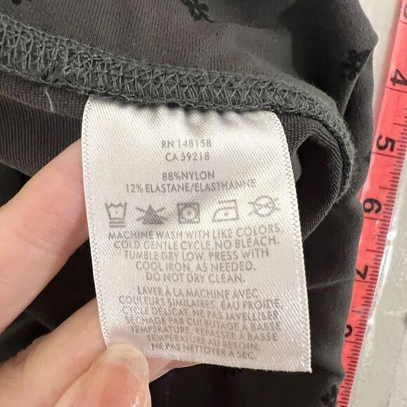 Pendleton XL Grey Patterned Legging Pants Pull-On Skinny Stretch High Rise - Picture 6 of 11